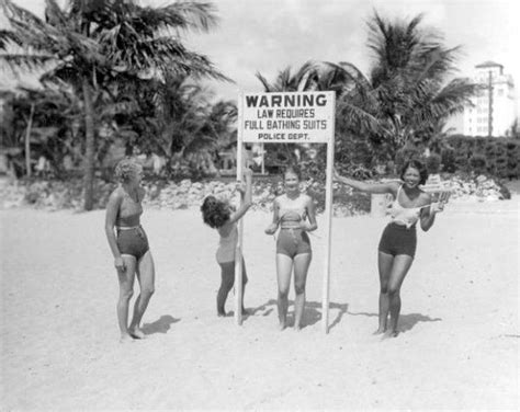 Arrested For Their Bathing Suits Vintage Photos Beach Signs Bathing