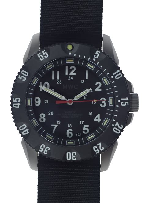 mwc p656 2023 model titanium tactical series watch with gtls tritium a military industries