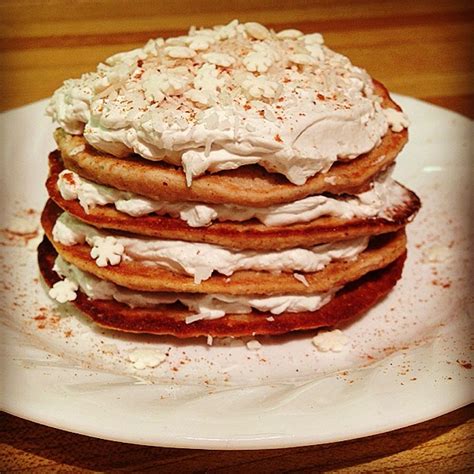 Paleo Cinna Meg Pancakes With Coconut Whipped Cream Paleo Sweets