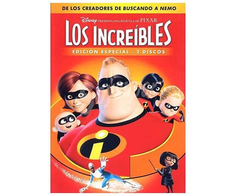 Disney Pixar Película En Dvd Los Increíbles Edición Especial 2 Discos Género Animación