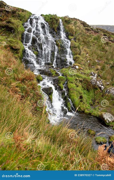 The Brides Veil Waterfall Scotland Highland Stock Image Image Of