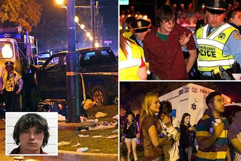 ‘highly Intoxicated Driver Who Ploughed Into Dozens Of Mardi Gras Revellers Revealed As 25 Year