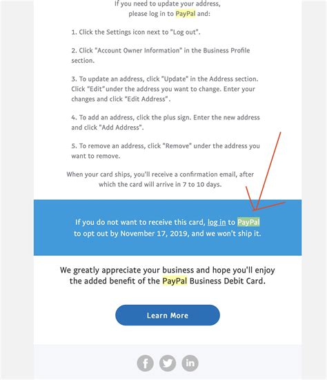 Order online and once your information has been verified, you'll receive your. Solved: opt out of stupid paypal business debit card ...