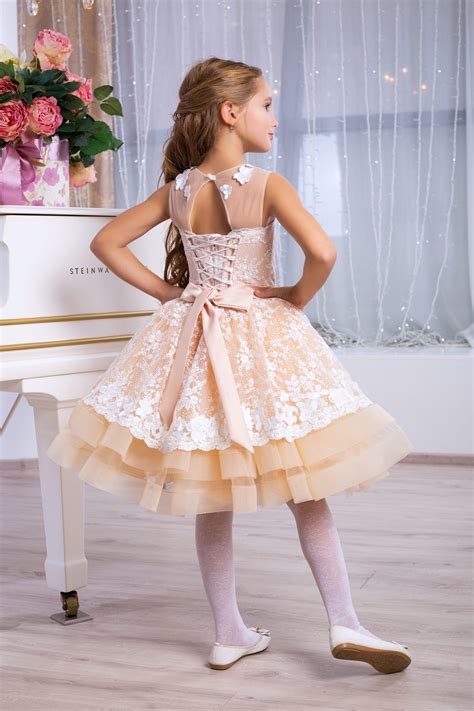 Нарядное бальное платье для девочки 9755 купить в интернет магазине