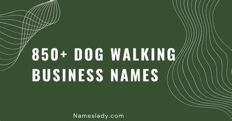 850 Catchy Dog Walking Business Names Ideas Nameslady