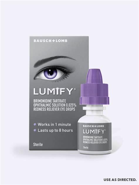 Lumify Redness Reliever Eye Drops Product Information