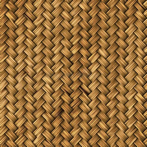 Wicker Basket Weaving Pattern Seamless Texture Stock Vector