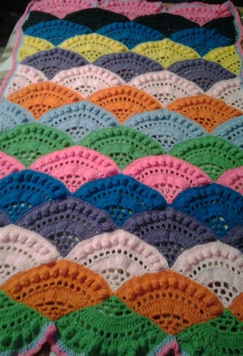 Colorful Afghan Crochet Blanket Crochet Blanket