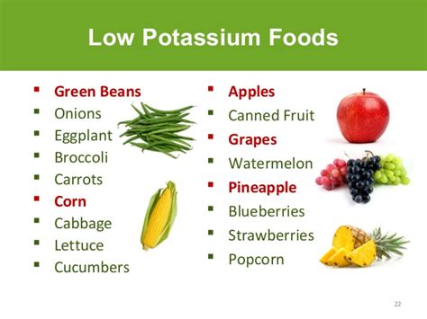Treatment For Kidney Disease How To Maintain A Low Potassium Diet For