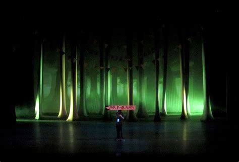 Dark Forest Stage Design Yuen Long Theatre Aeroporto Escenografía