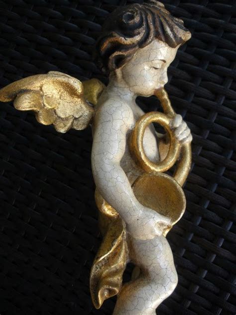 6 Antique And Vintage Italian Angels Cherubs Putti Cherub Vintage