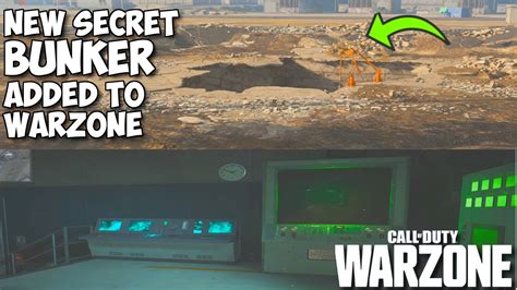 Where To Find The Secret New Bunker That Got Added To Warzone Youtube