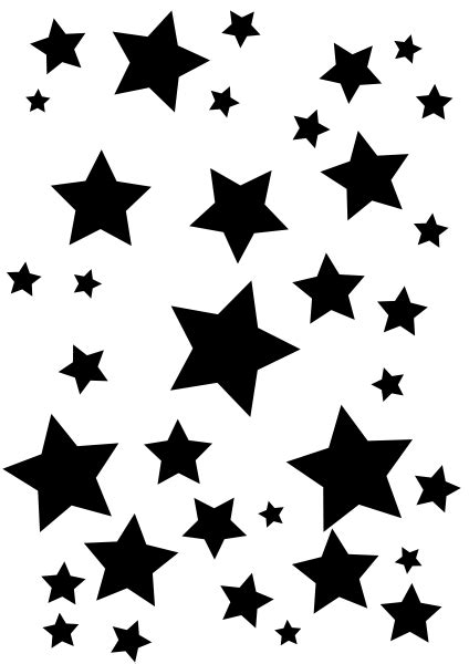 Black With Stars Wallpaper