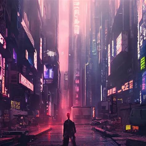 Cyberpunk Blade Runner Vibe Starring Wilem Defoe Movie Stable