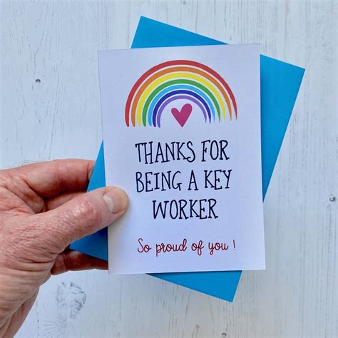 Key Worker Thank You Card By Adam Regester Design