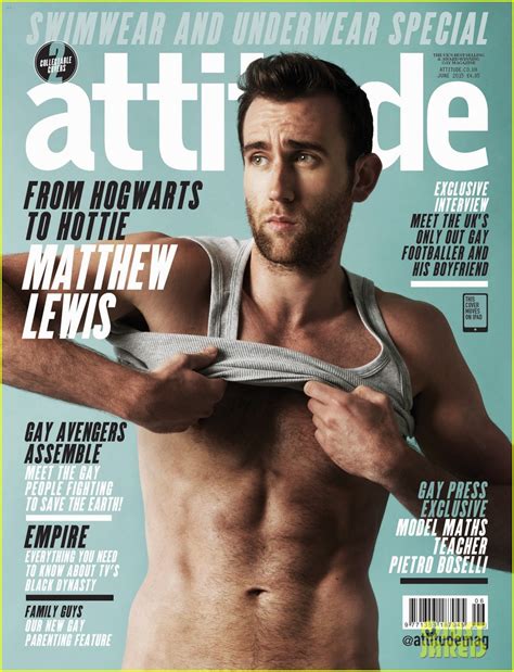 Harry Potter Hottie Matthew Lewis Goes Almost Naked In Underwear For