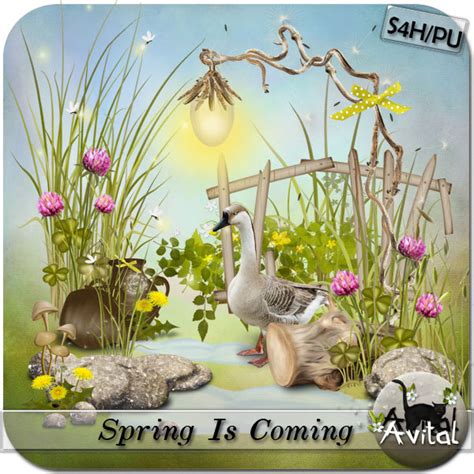 Avitalscrap Spring Is Coming