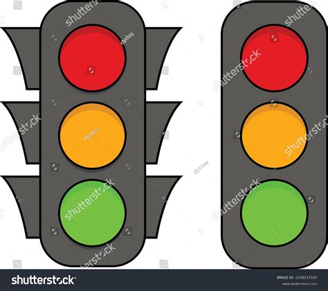 Traffic Light Clipart Control Traffic On Stock Vector Royalty Free