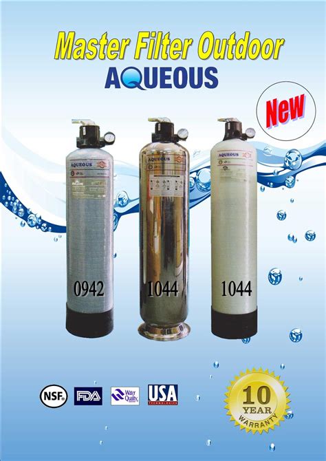 Activated carbon filters are the most commonly recognized water filtration media. Master Water Filter Outdoor & Indoor