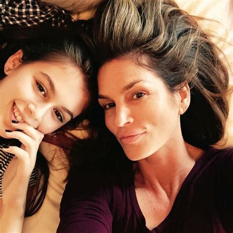 Cindy Crawford And Look Alike Daughter Kaia Gerber Glow While Snapping A Makeup Free Selfie—take