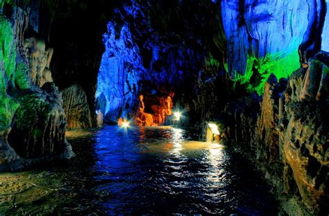Reed Flute Cave China The Most Beautiful Caves And Grottos Of The World