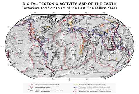 Na Mapie Pokazano Płyty Litosfery - Tektonika płyt litosfery | Geografia24.pl