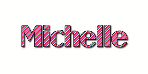 michelle Лого Бесплатный инструмент для дизайна имени от flaming text