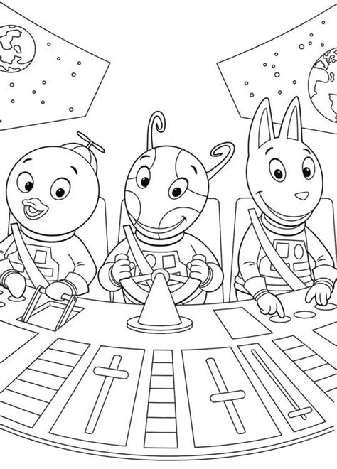 It premiered on april 12, 2003 (just a day after jimmy neutron's nicktoon blast opened at universal studios florida) as a preview before starting its regular run in late november (although in october, it began its regular. Backyardigans Pablo And Friends Coloring Pages | Cool ...