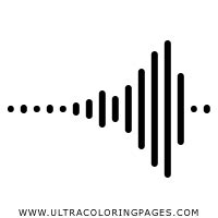 Dibujo De Onda De Sonido Para Colorear Ultra Coloring Pages