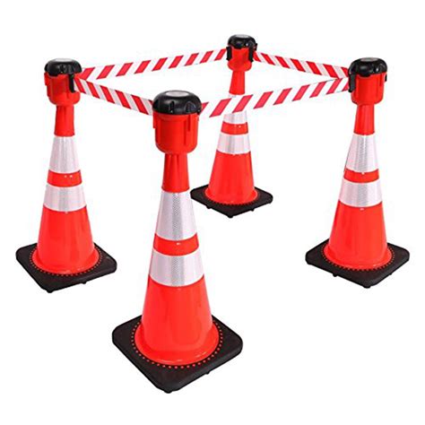Electriduct Traffic Cone Topper Retractable Barrier Belts
