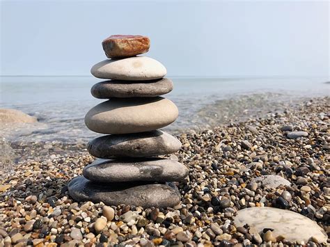 Rock Balance Zen Meditation Nature Relax Stacked Rocks Stones