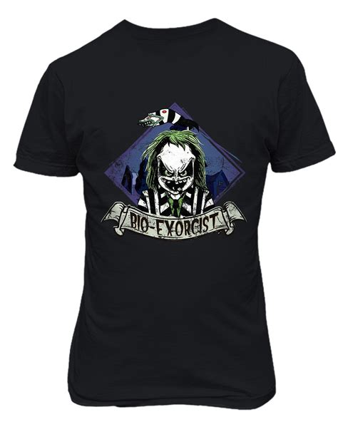 New Graphic Shirt Horror Movie Novelty Tee Beetlejuice T Shirt 7919
