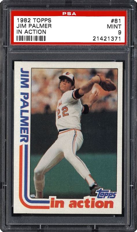 1982 Topps Jim Palmer In Action Psa Cardfacts®