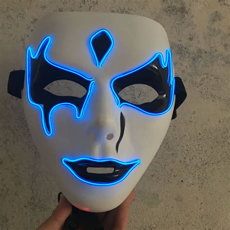Party Led Mask Glowing Mask Neon Light Purge Halloween New Designed Led