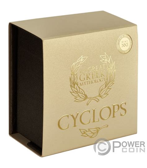 Cyclops Great Greek Mythology Zyklop 1 Oz Silber Münze 1000 Franken Cameroon 2022