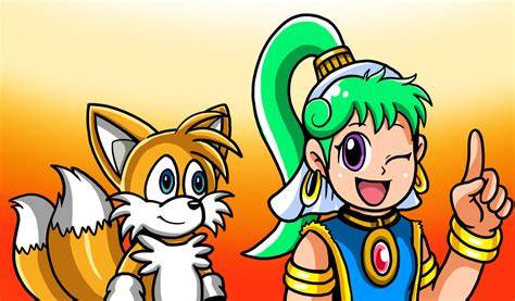 Miles Tails Prower And Asha By Vixdojofox On Deviantart