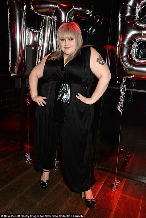Beth Ditto Debuts Grey Hair In Jumpsuit While Launching Her Clothing