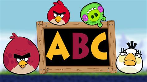 Angry Birds Abc Song Alphabet Phonics Nursery Rhyme For Children