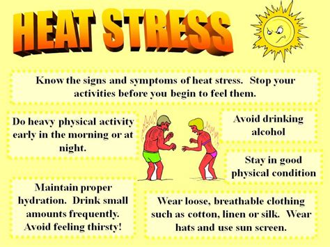 Safety Posters Heat Stress Ubicaciondepersonascdmxgobmx