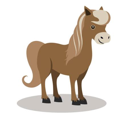 Royalty Free Horse Pony Foal Cartoon Clip Art Vector Images