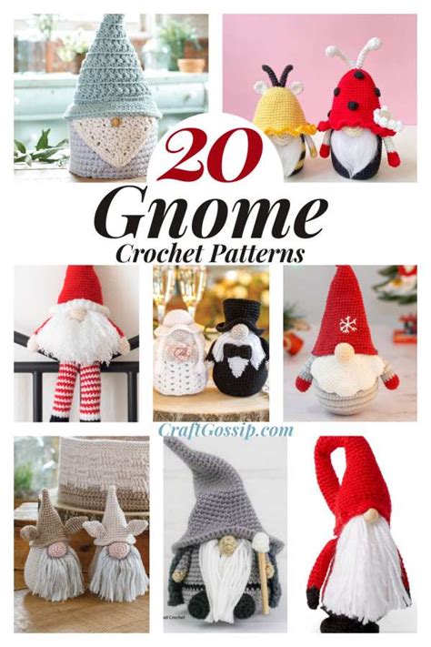20 Gnome Crochet Patterns Crochet