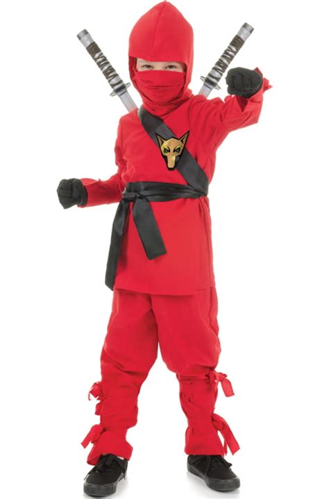 Secret Ninja Child Costume Red