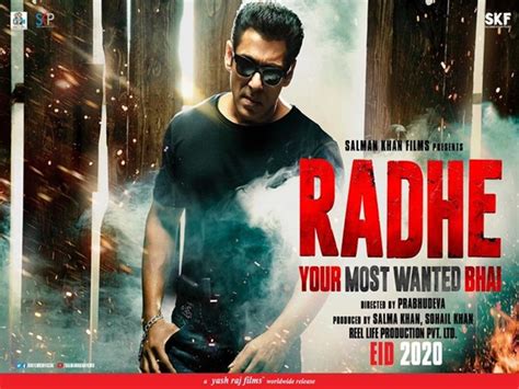 Yash Raj Films Confirm Release Date Of Salman Khans Radhe