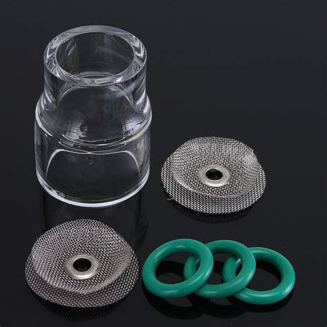 Pcs Tig Welding Torch Gas Lens Kit Glass Pyrex Cup For Wp Wp