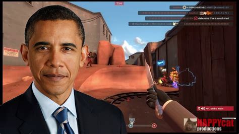 Barack Obama Plays Team Fortress 2 Tf2 Youtube