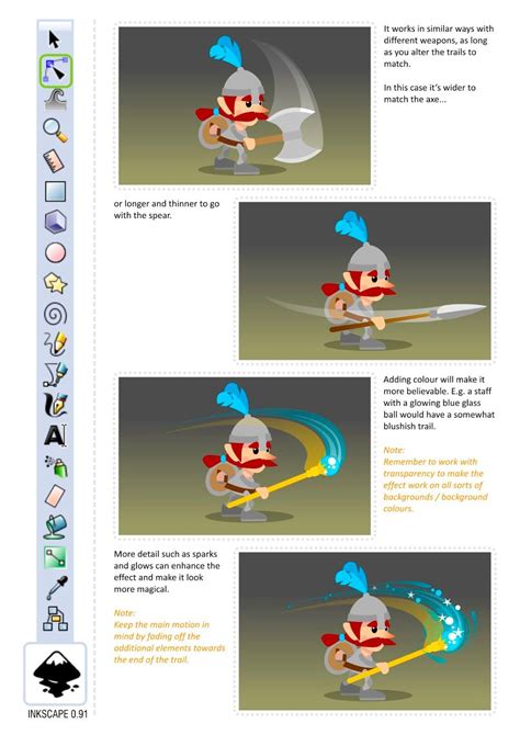 Creating 2d Special Fx In Inkscape Part1 2dgameartguru 2d Game