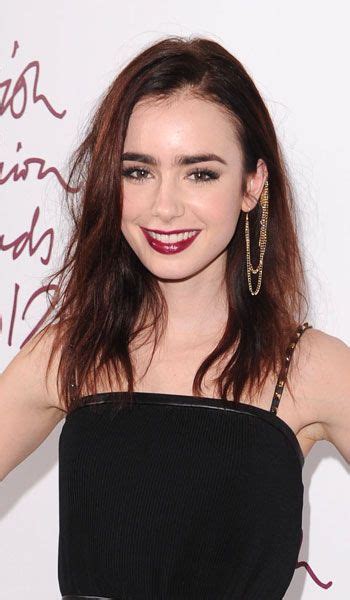 Lily Collins Top 10 Red Hairstyles Of 2012 Hair Inspiration Latest