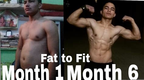 Body Transformation Of 6 Month Calisthenics Youtube