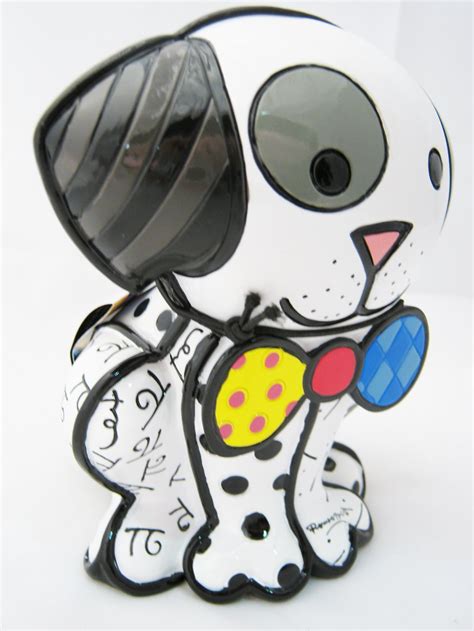 Buy New Romero Britto Cuddly Bear Ceramic Figurine Pop Art Sculpture