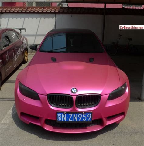 ˈbeːˈʔɛmˈveː (listen)), is a german multinational corporation which produces luxury vehicles and motorcycles. BMW M3 Convertible is shiny Pink in China - CarNewsChina.com